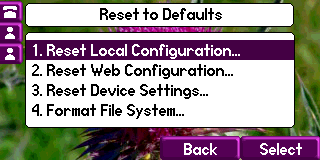 Restore Defaults