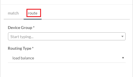 Routing Rule Settings