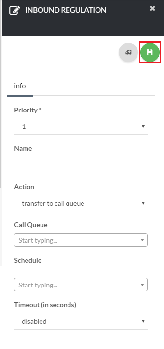 Routing Rule Settings