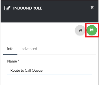 Routing Rule Settings