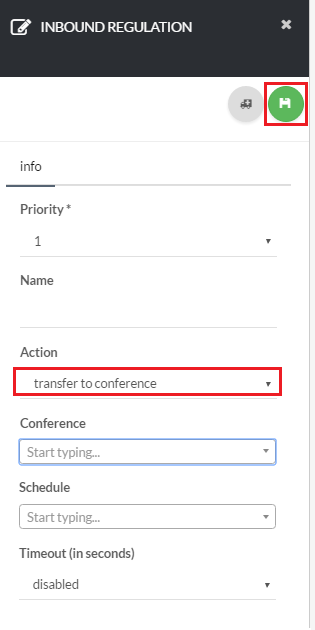 Routing Rule Settings