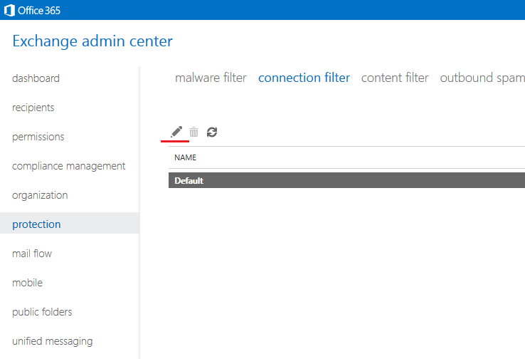 How to Add IPs to Office 365 Exchange Online Connection Filtering