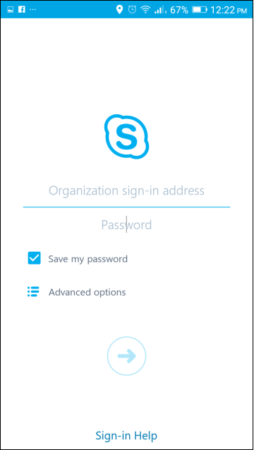 skype for business login two accounts